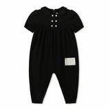 Logo Button Label Romper