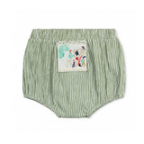 Striped Tie Label Girl's Two-Piece