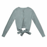 Slate Blue Knit Sweater & Skirt Set